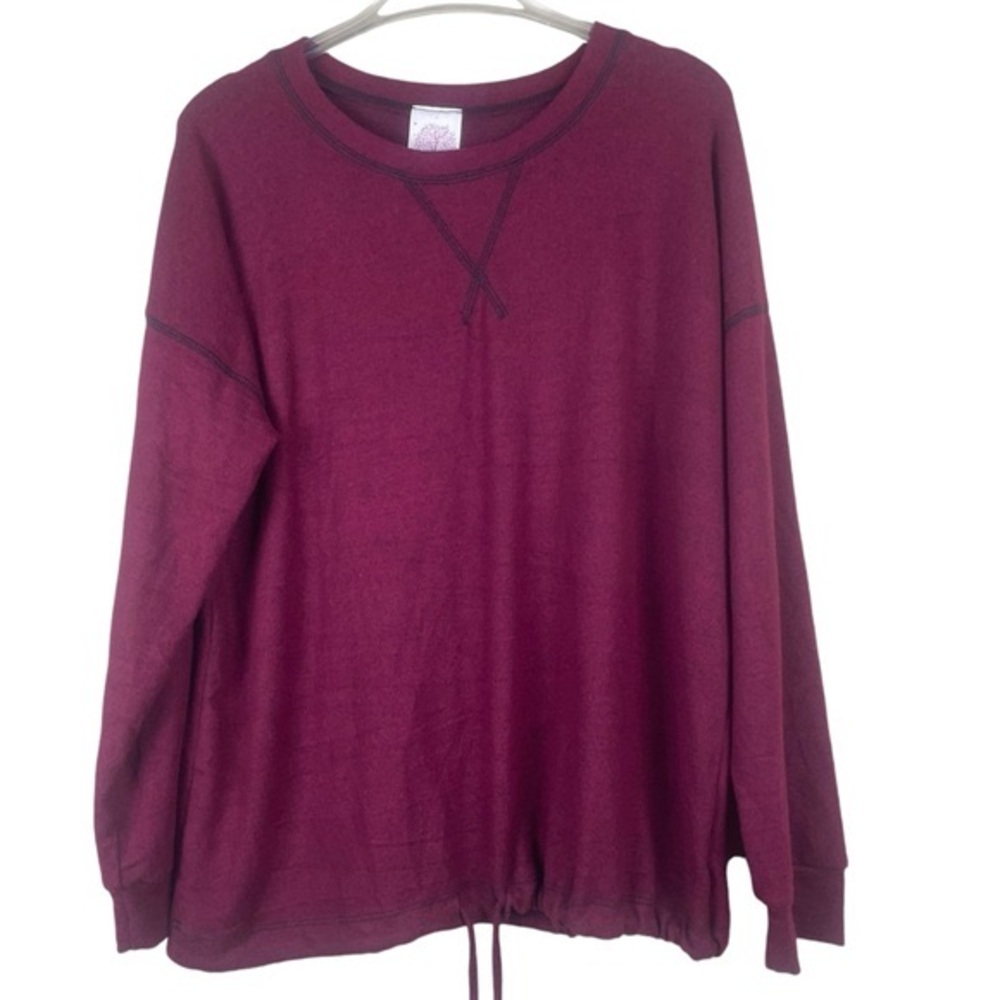 Nwot Freeloader Maroon Pullover Drawstring Waist … - image 1